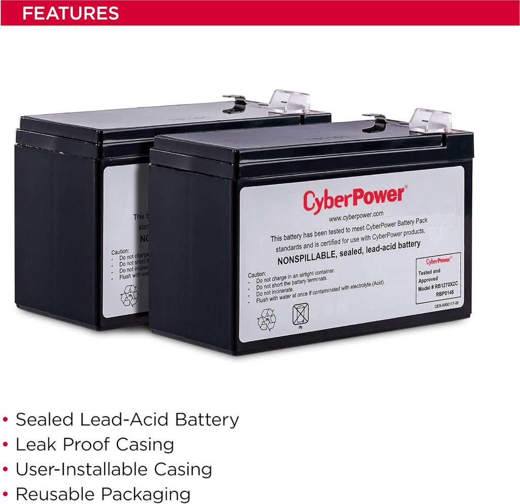 12V/7Ah UPS Replacement Battery Cartridge N8504