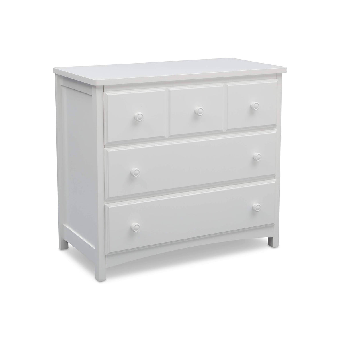 3 Drawer Bianca White Dresser G188672