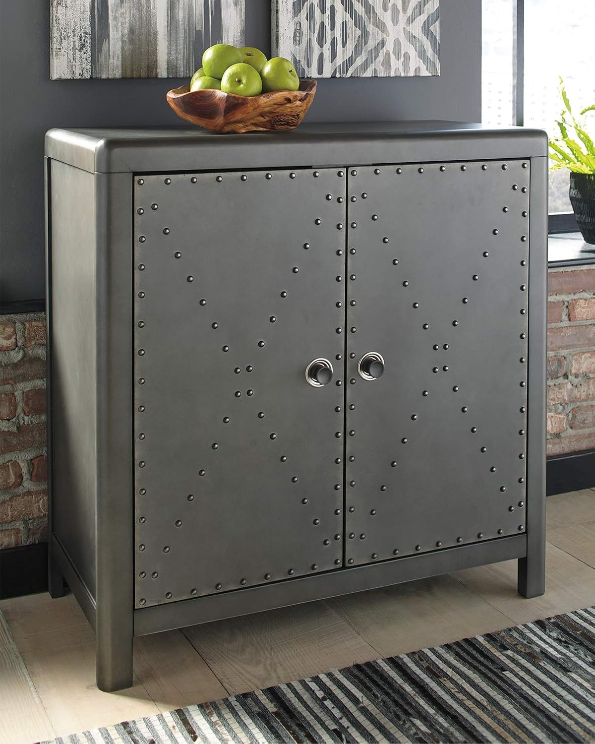 Gray Accent Cabinet or TV Stand W5424
