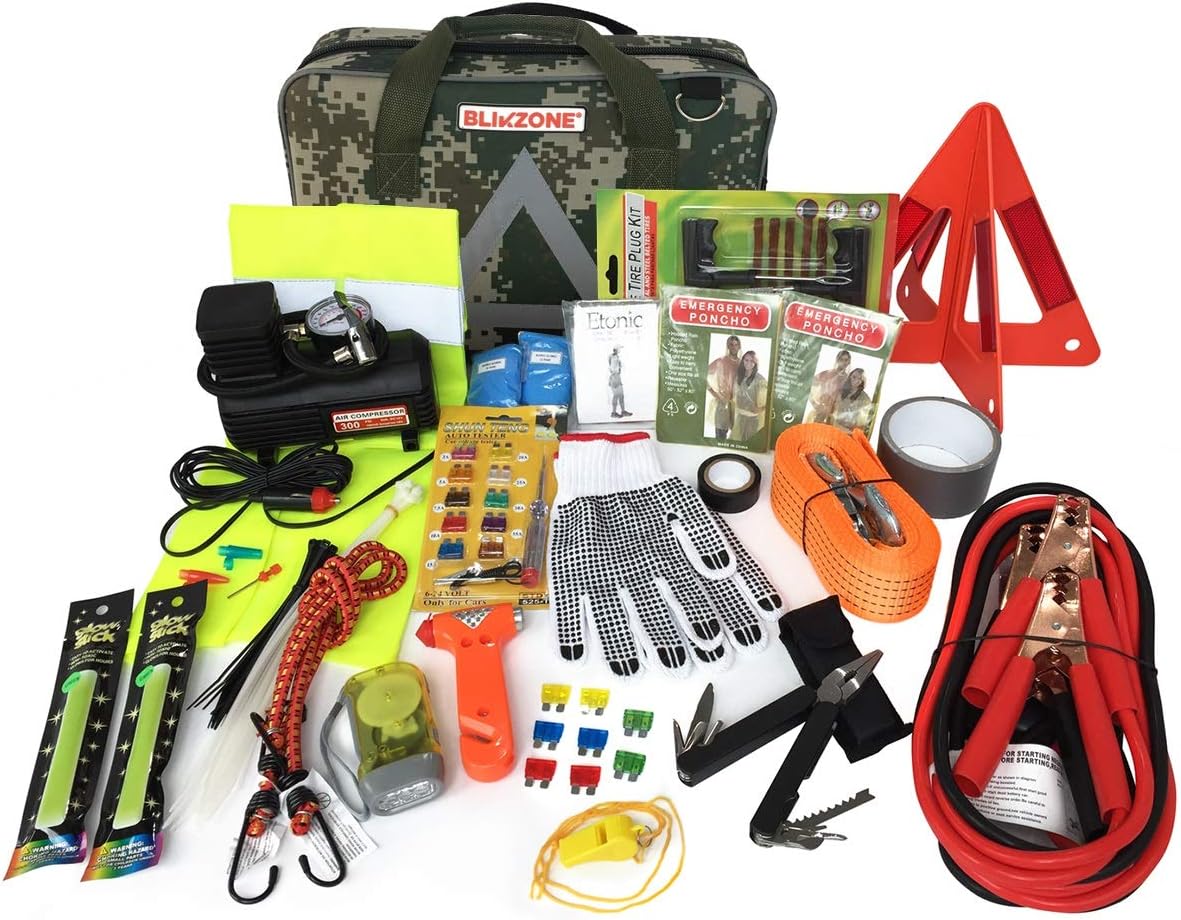 81 Pc Roadside Emergency Car Kit L1415