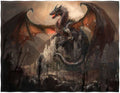58 x 80 Inch Dragon Castle Soft Throw Blanket W28143