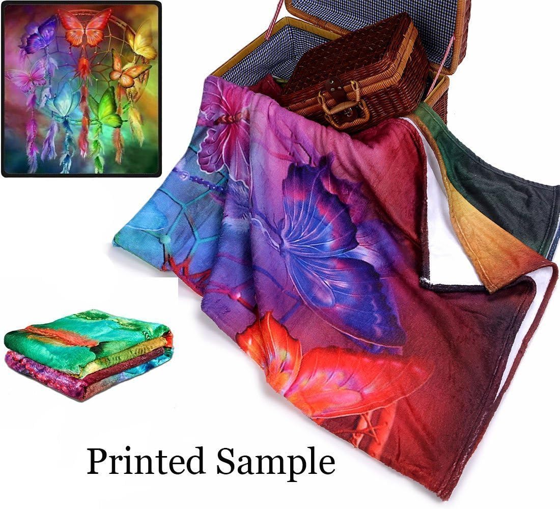 58 x 80 Inch Dragon Castle Soft Throw Blanket W28143