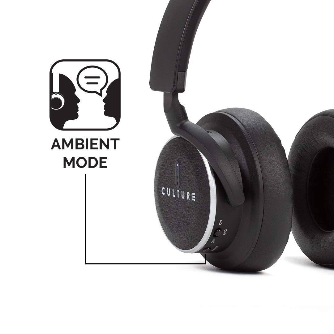 Wireless Over-Ear Noise Cancelling Headphones Black N8862