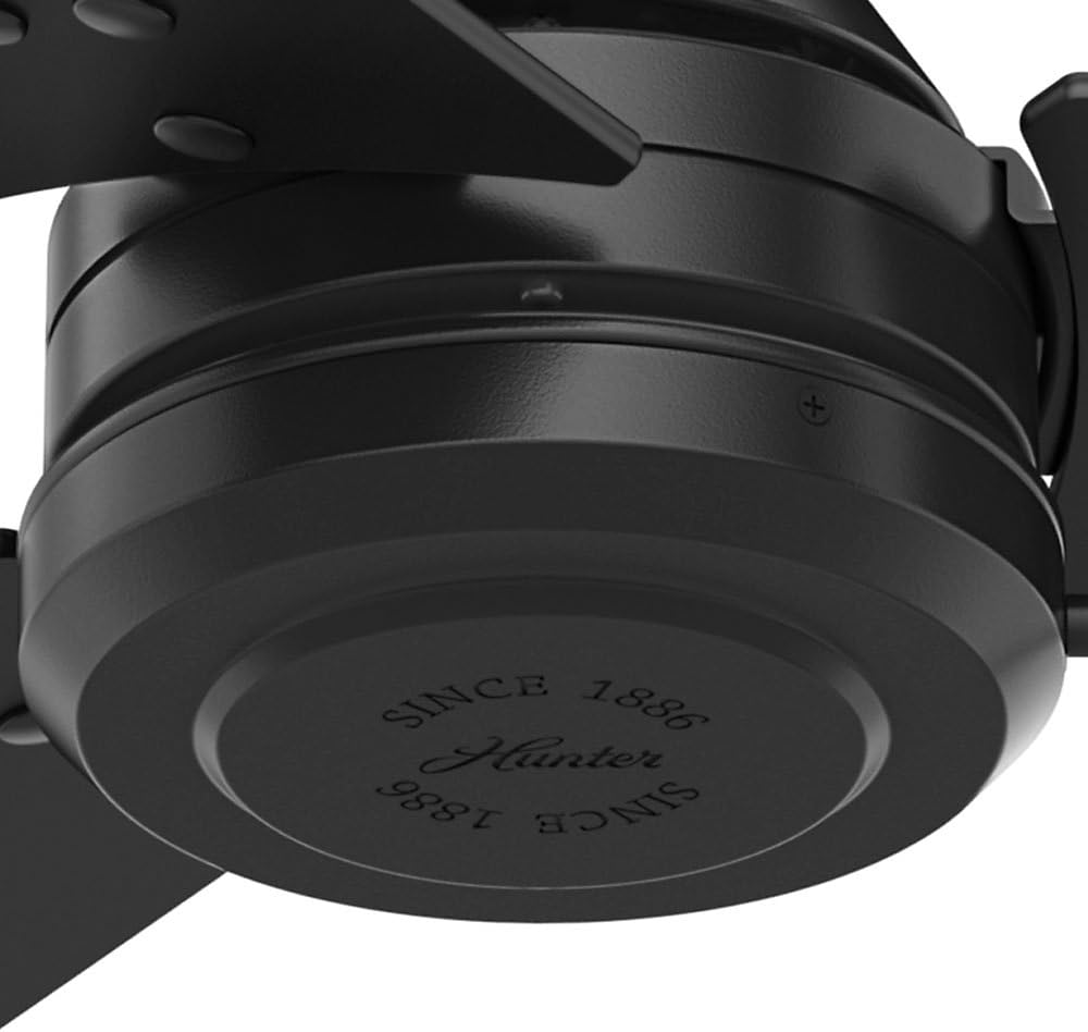 Indoor Outdoor Ceiling Fan with Pull Chain Control, 52, Matte Black G220