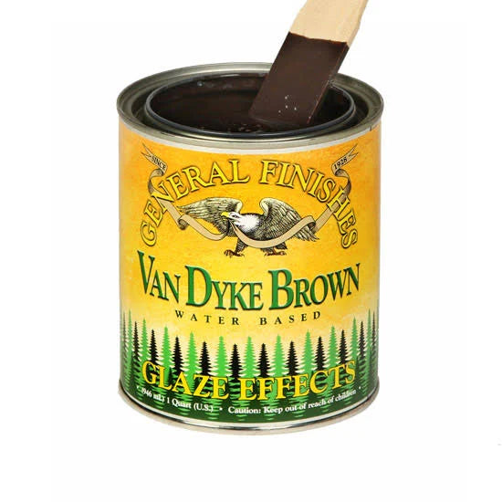 Water Based Glaze Van Dyke Brown Gallon U699