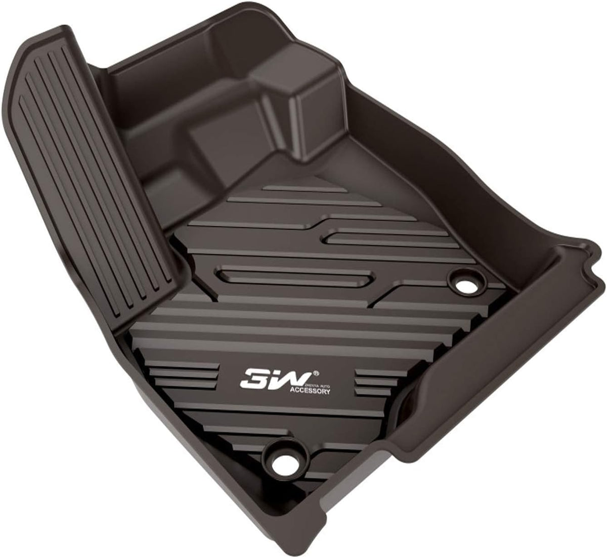 Black TPE All Weather Floor Mats Full Set J3536