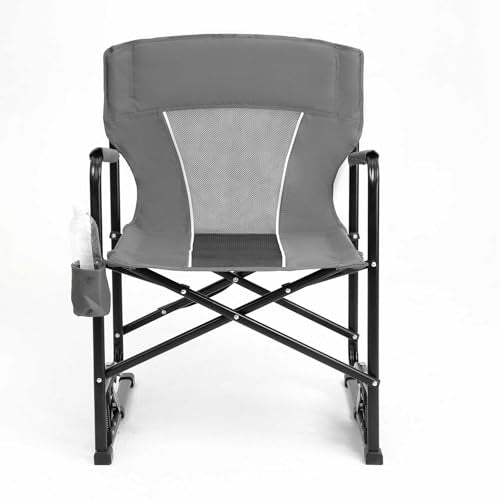 Blue Folding Camping Chair with Cup Holder D11468