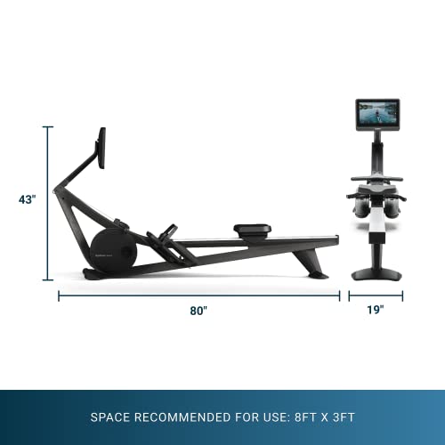 Foldable Rowing Machine with 16" HD Touchscreen & Speakers U2287