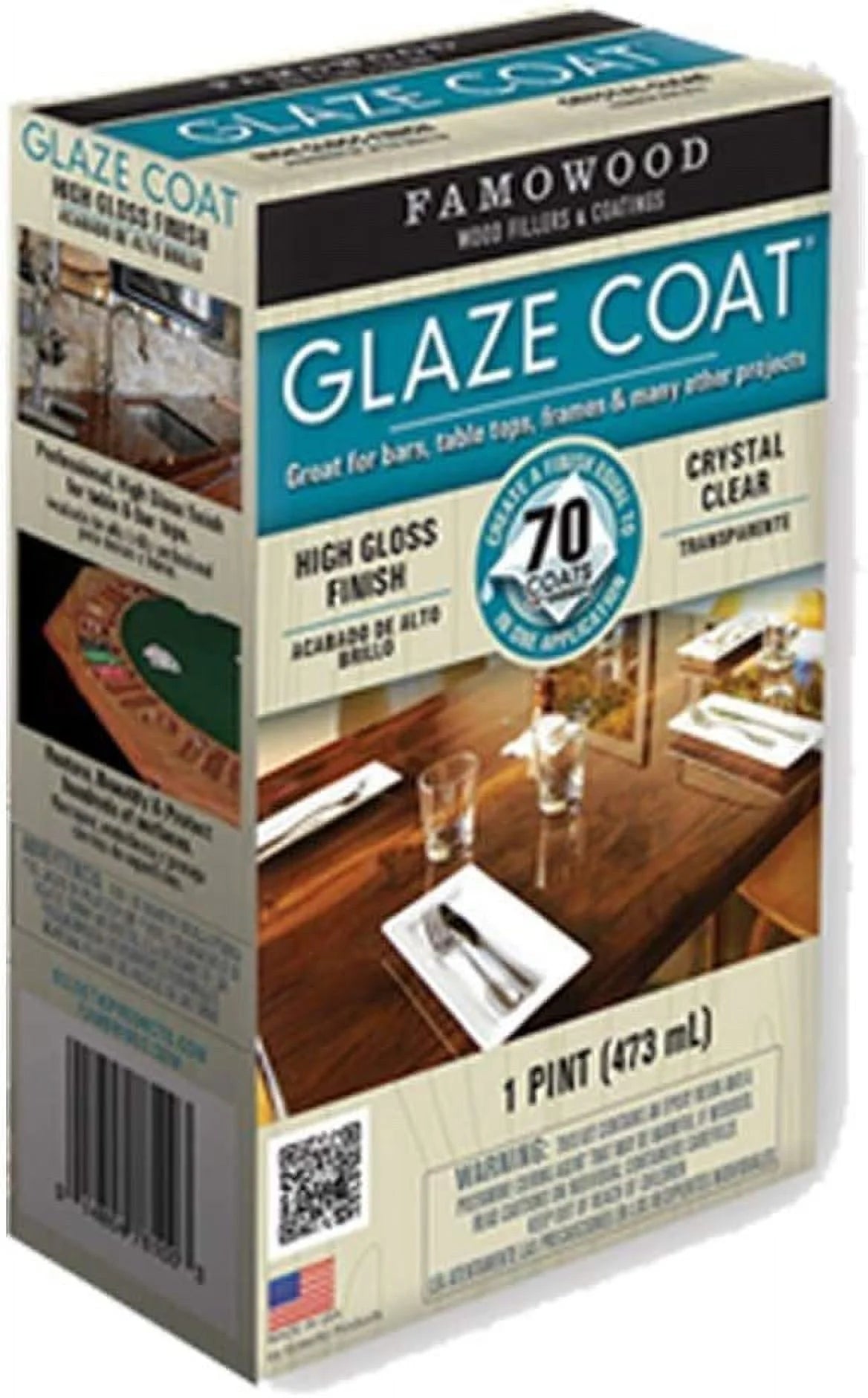 8 oz Gel Stain & Glaze Paint Bundle with Glaze Coat Kit X37541