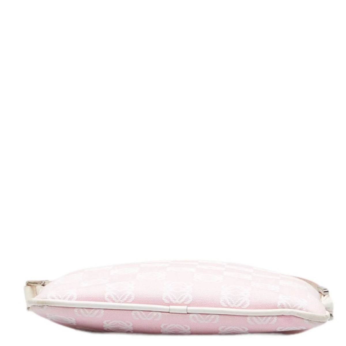 Pre-Owned Pink White Canvas Leather Shoulder Bag M118981