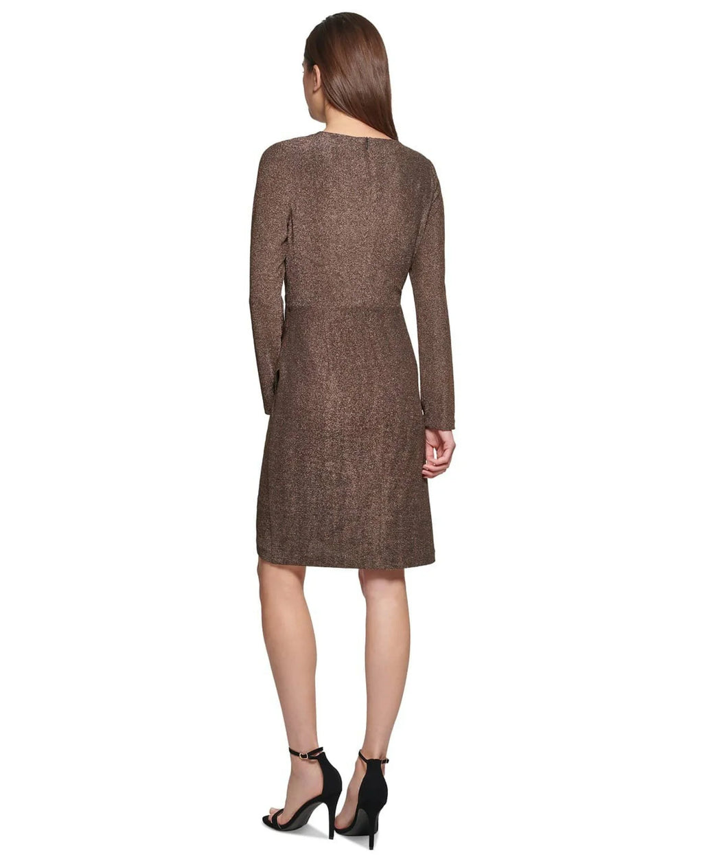 Metallic Cut-Out Bodycon Dress U786334