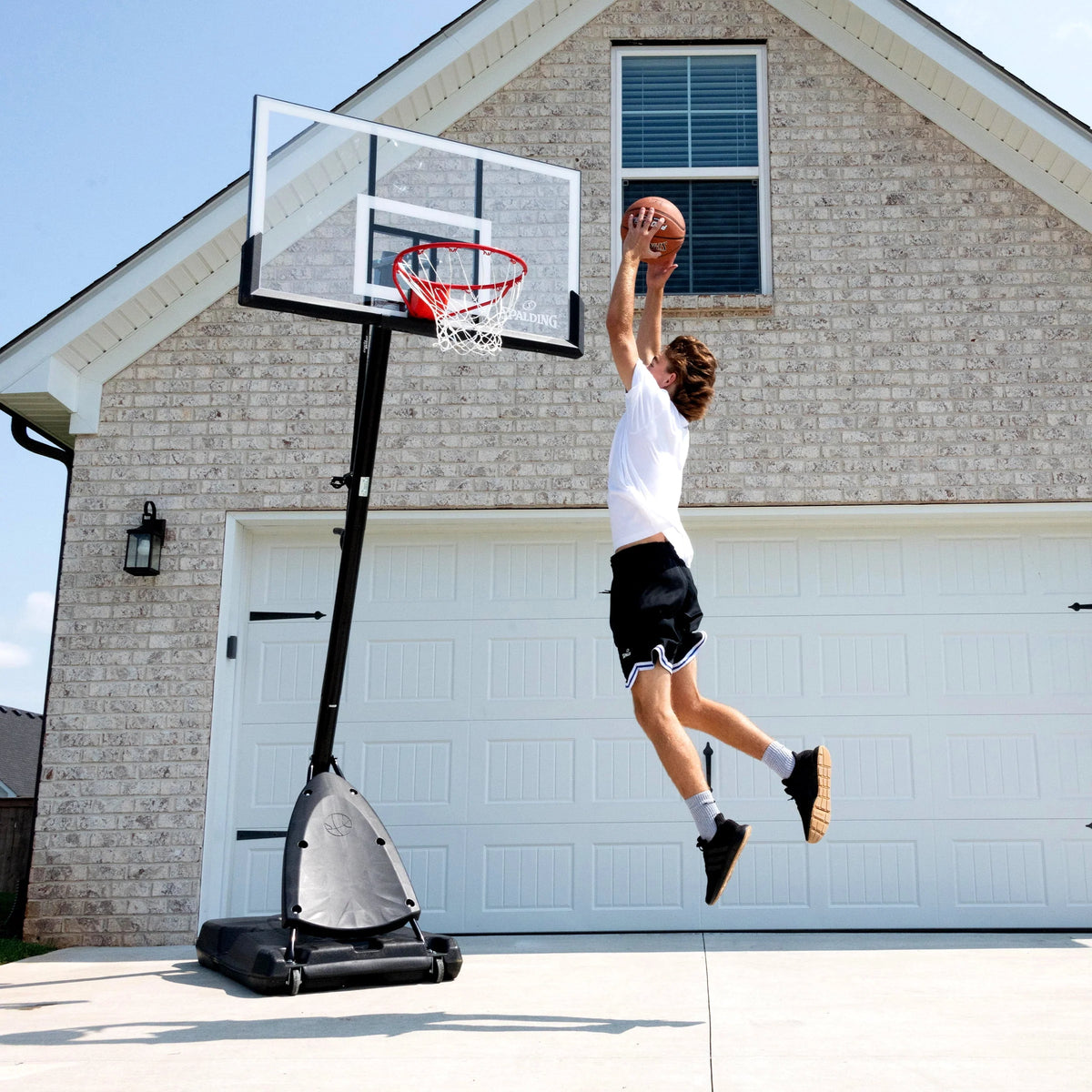 54 inch Shatter-proof Polycarbonate Portable Basketball Hoop System F5002