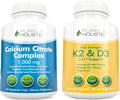 Calcium Citrate 1000mg Vitamin D3 K2 365 Vegan Capsules M24954