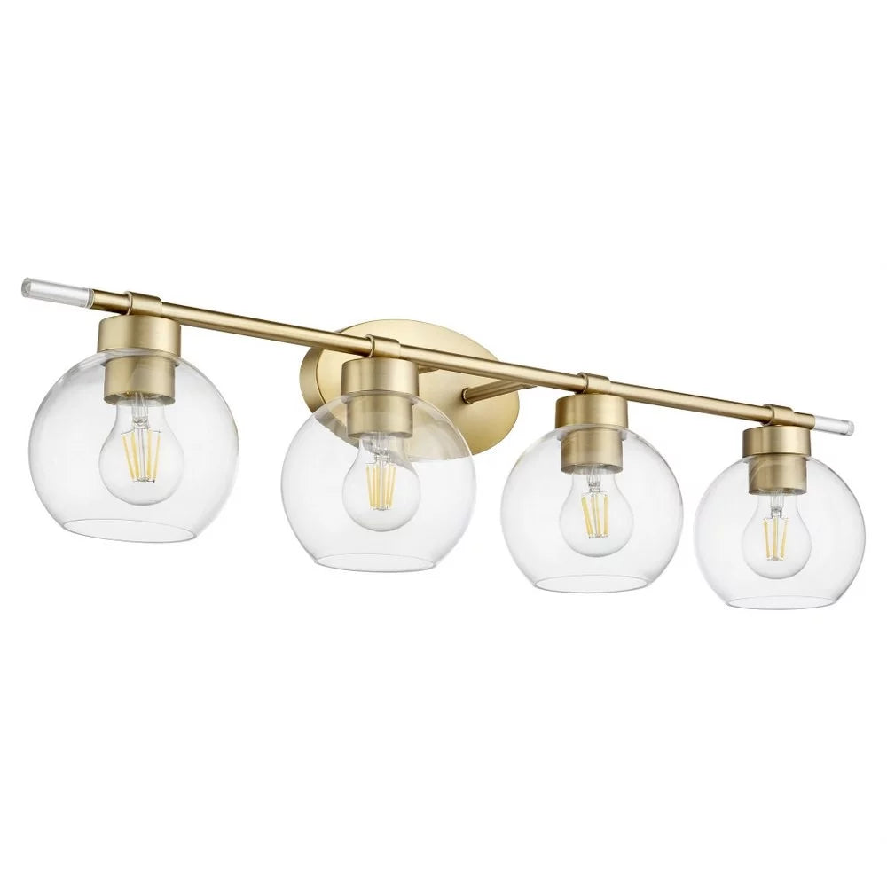 4 Light Bath Vanity 8.5 Inches Tall 32.5 Inches Wide Y546