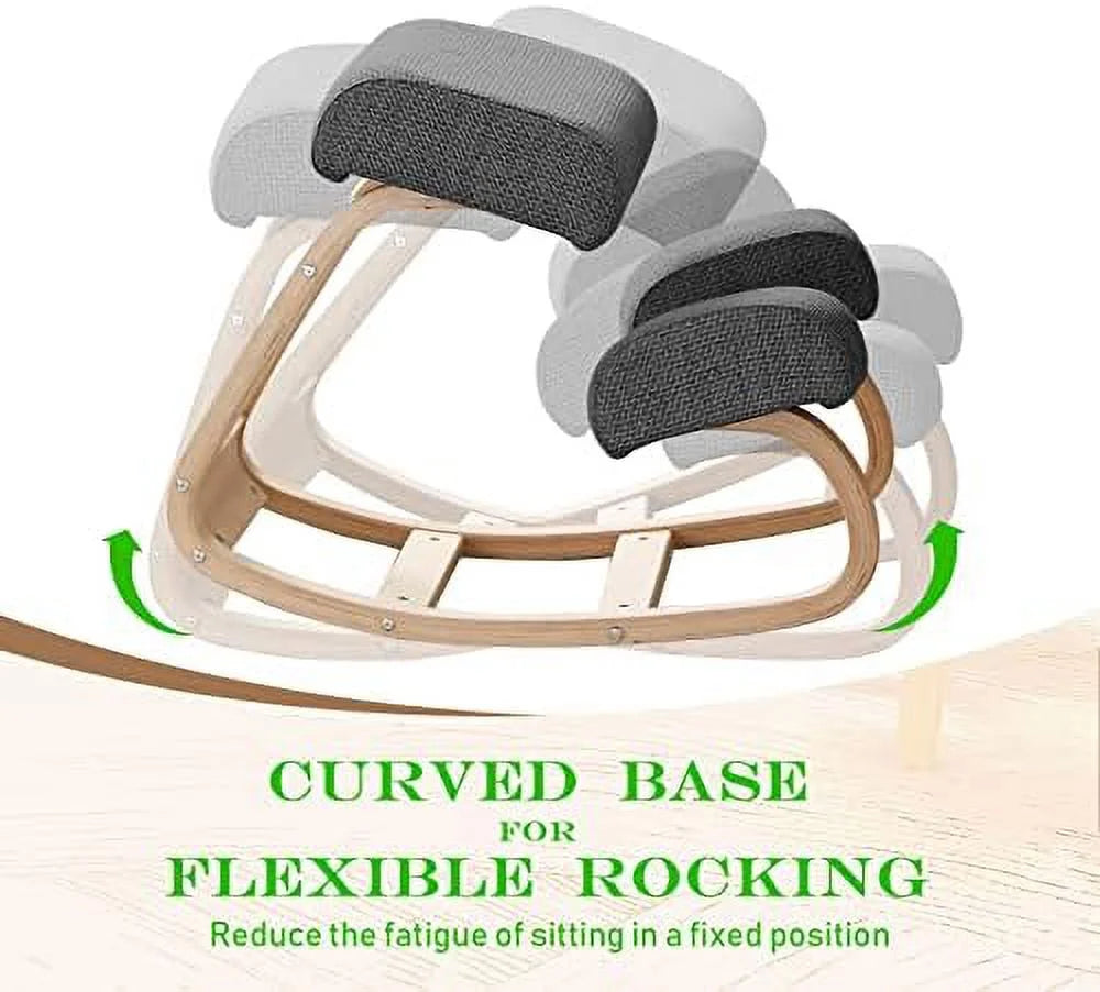 Ergonomic Kneeling Chair Grey O336308