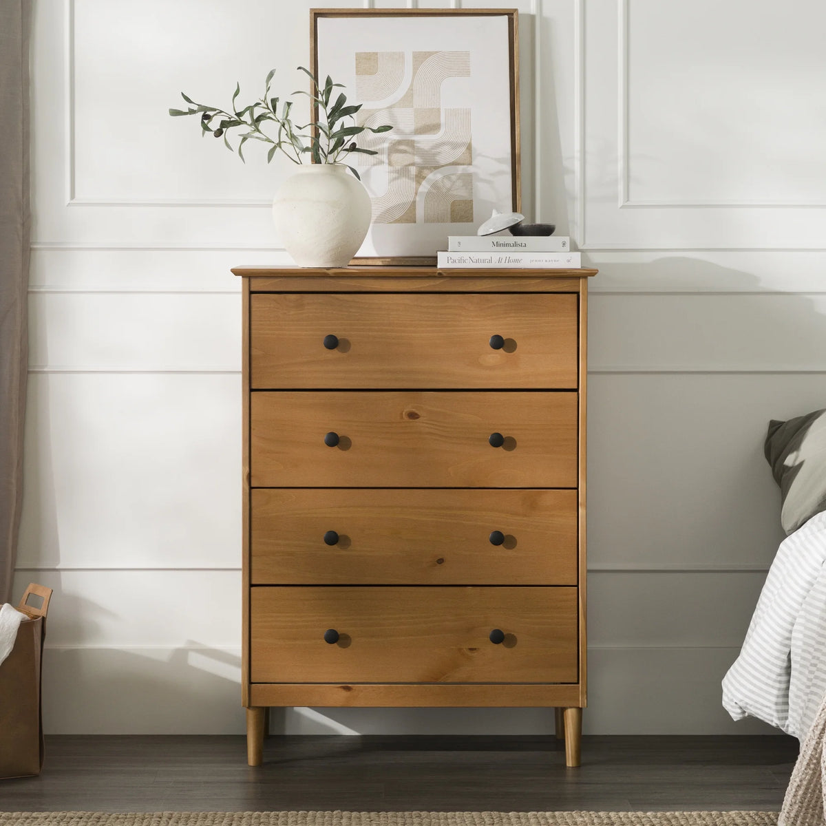 4 Drawer Solid Wood Dresser V11139