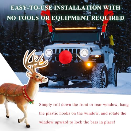 Reindeer Car Kit Antlers Nose Coffee V65904