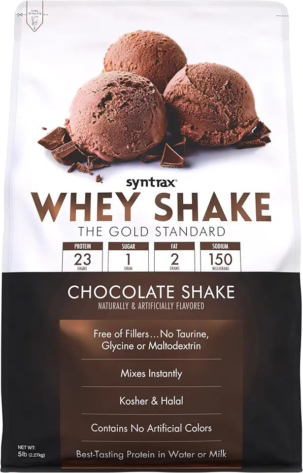 Cold Filtered Undenatured Whey Protein Powder Chocolate Shake 5 lbs L5084