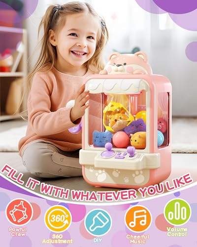 Mini Claw Machine with Music and 35 Mini Toys R388