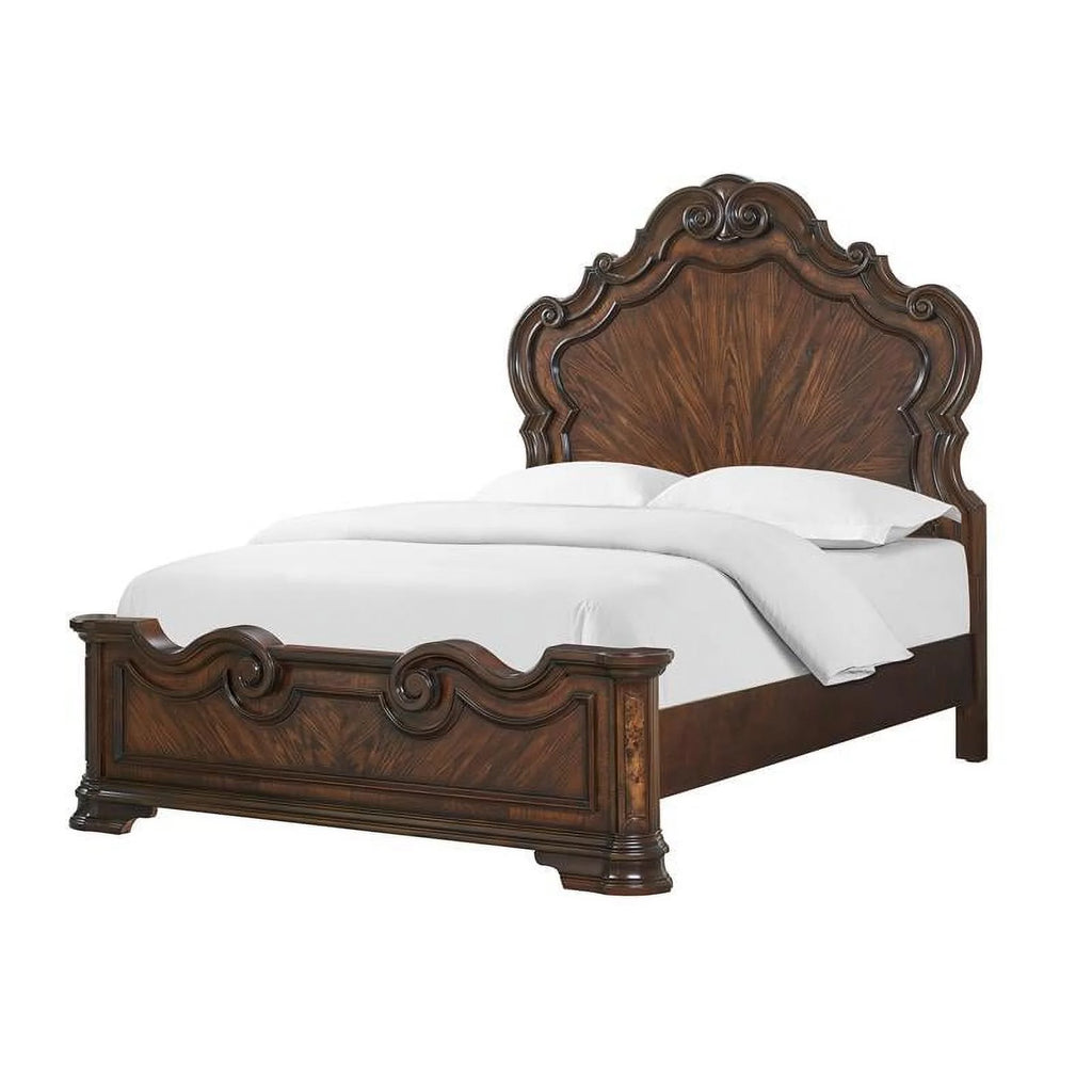 Brown Cherry Queen Bed R96977