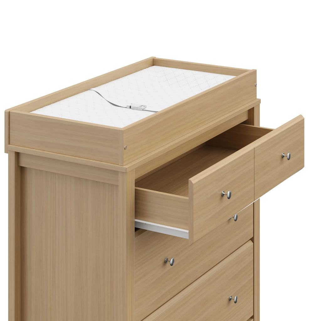 3 Drawer White Dresser F5361