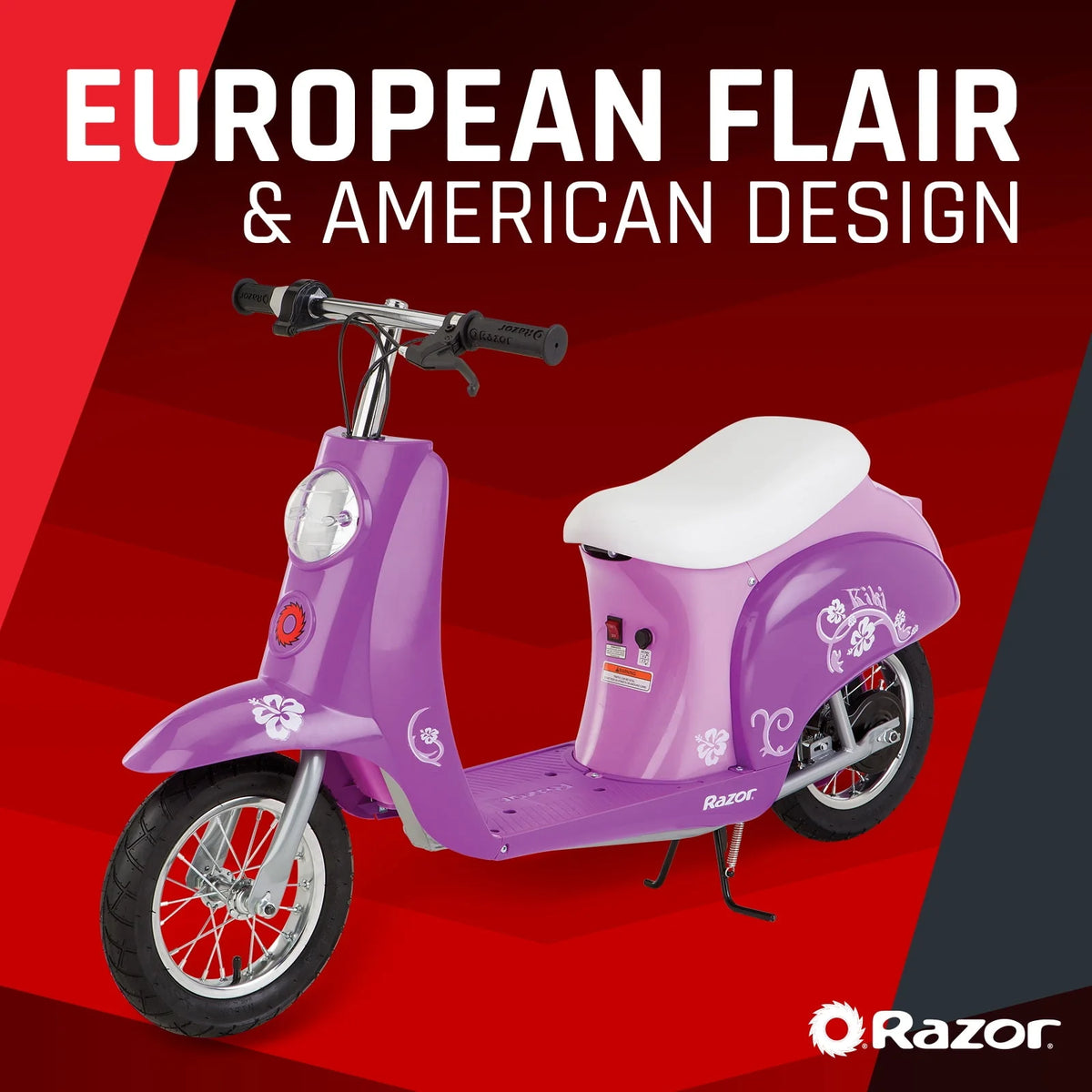 Purple Electric Scooter P411