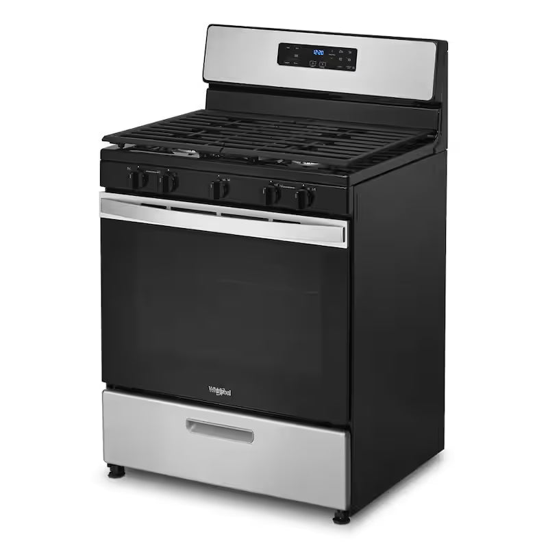 5-Burner Freestanding Gas Range in Stainless Steel X3820