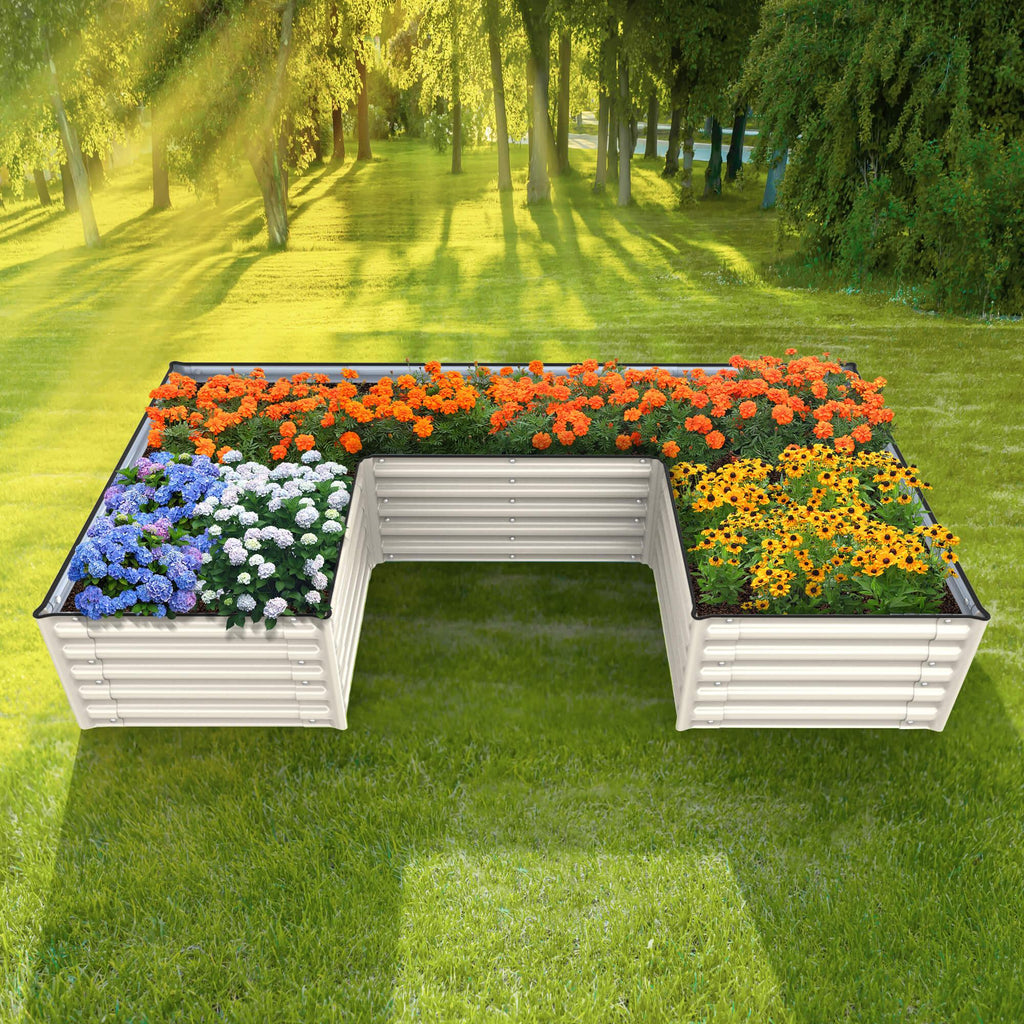 17 Tall U Shape Raised Garden Bed D734