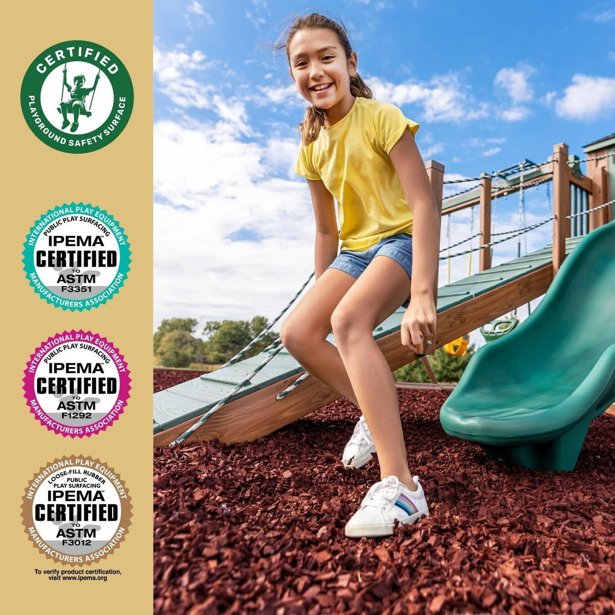 Red Rubber Mulch 75 cu ft W864