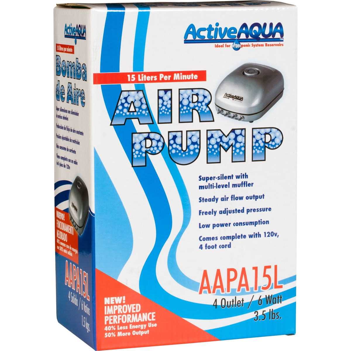 Active Aqua Air Pump 4 Outlets C401616