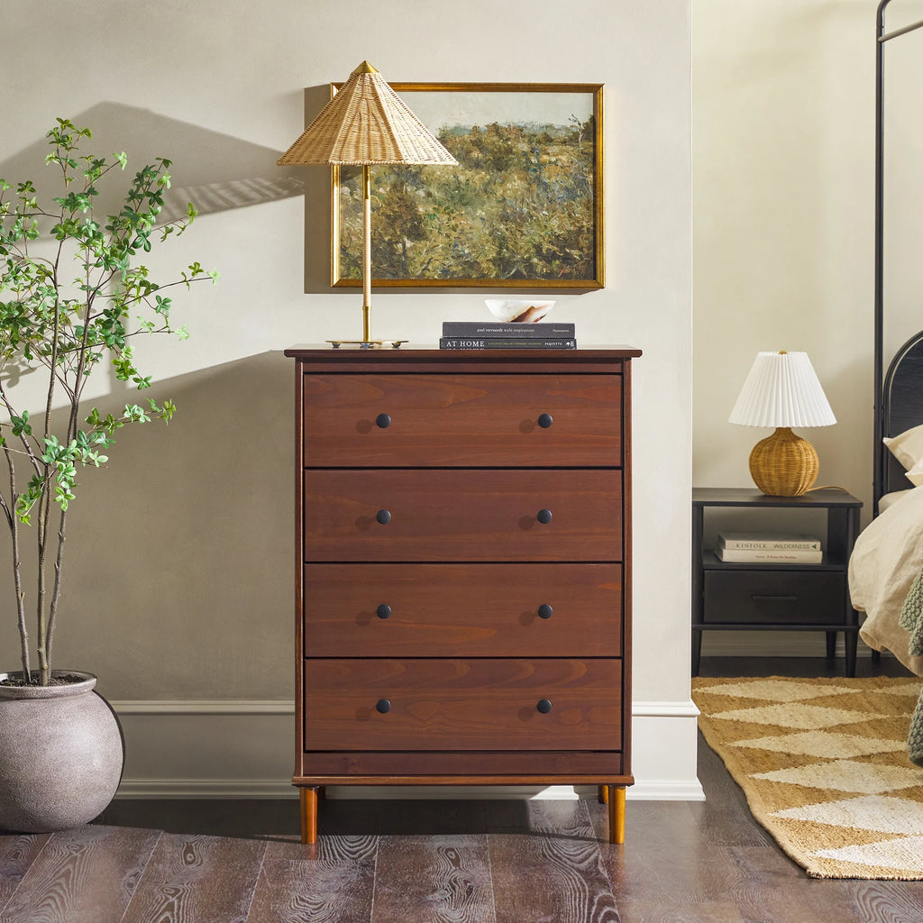 4 Drawer Solid Wood Dresser V11139