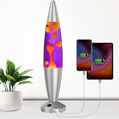 16" Blue Yellow Green Liquid Motion Lamp E135