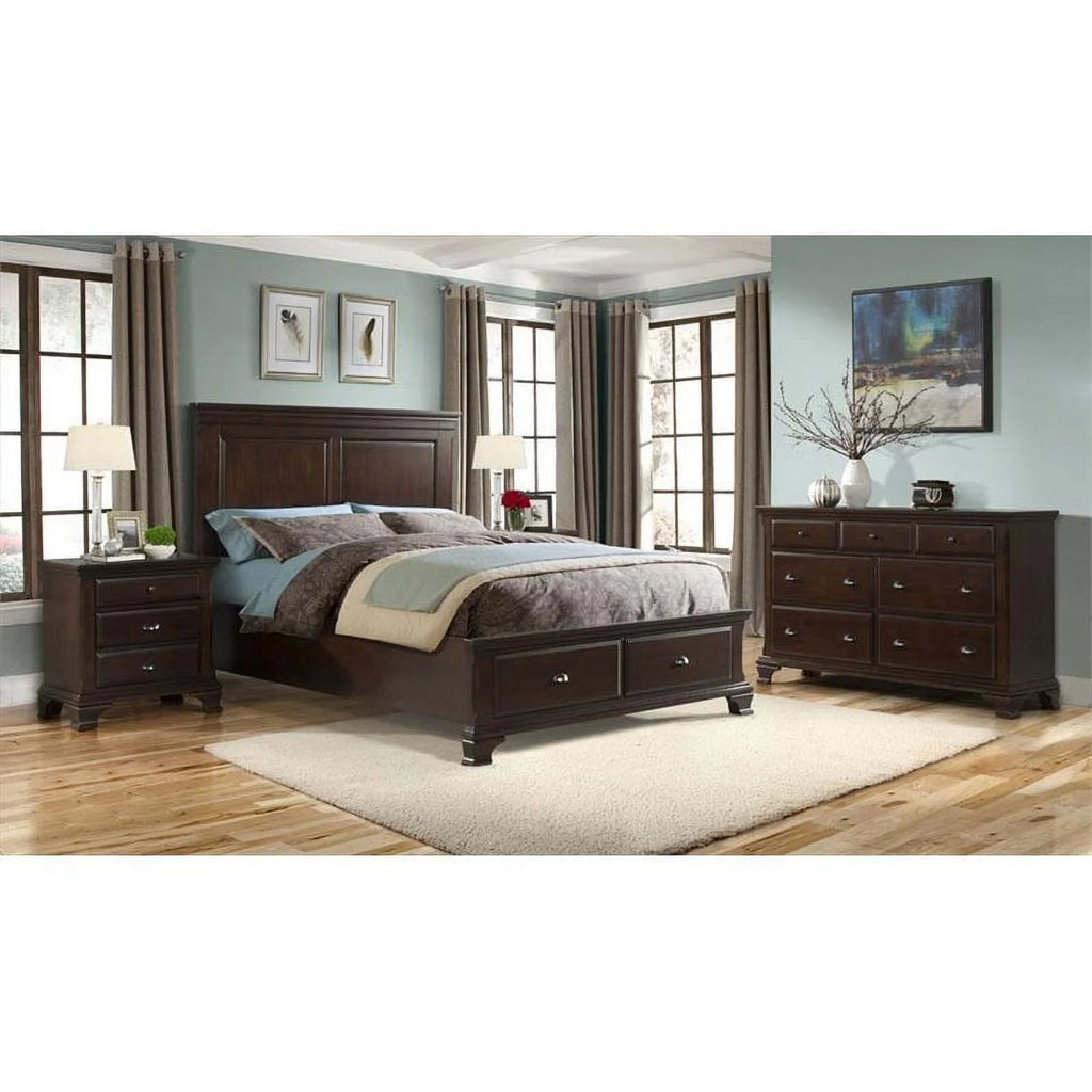3 Drawer Nightstand in Cherry E62931