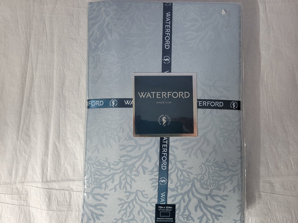 Blue 70x104" Polyester Tablecloth W8284