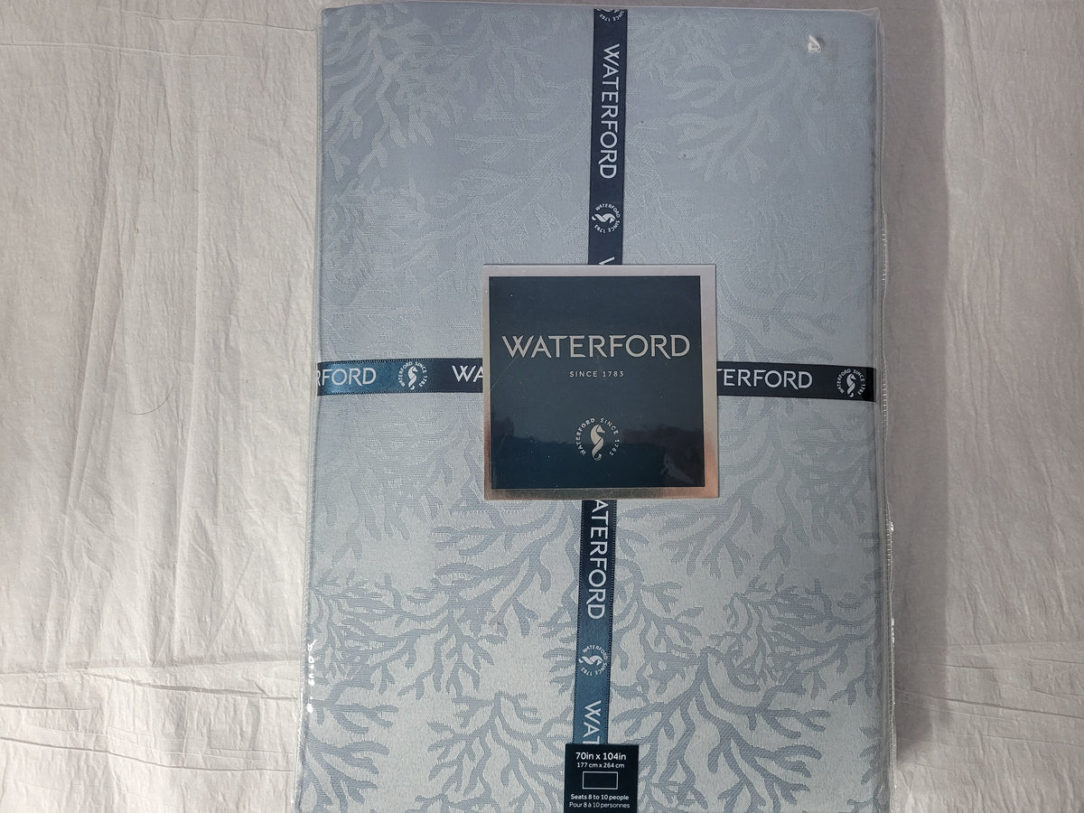 Blue 70x104" Polyester Tablecloth W8284