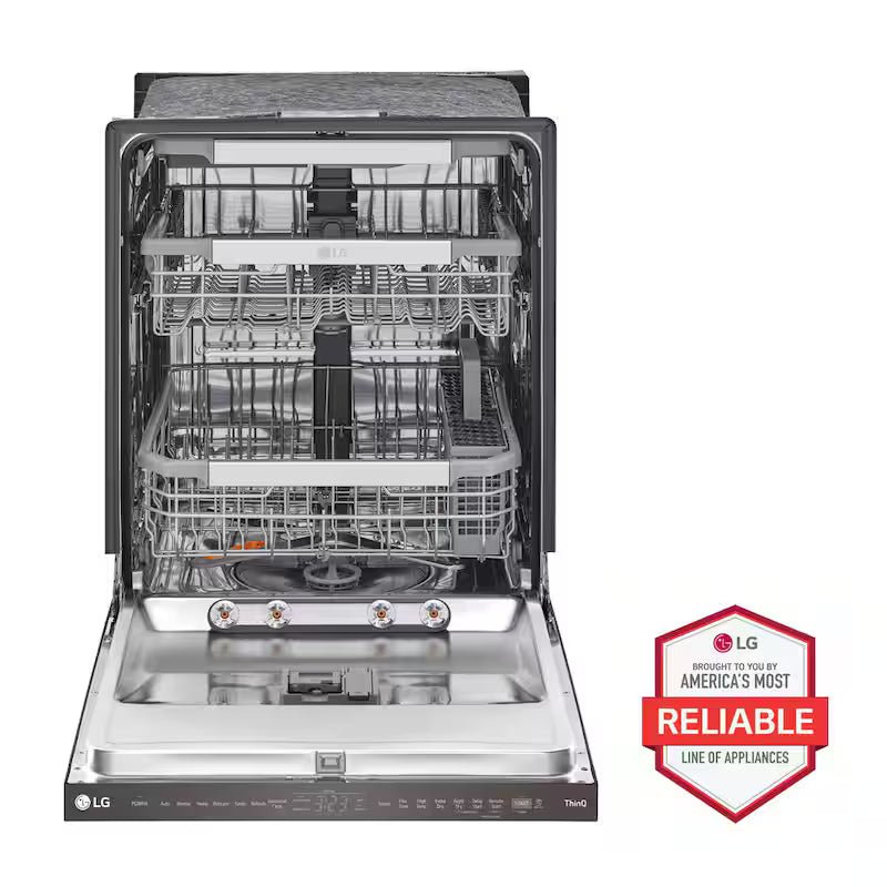 24 in. Black Stainless Steel Smart Dishwasher X515