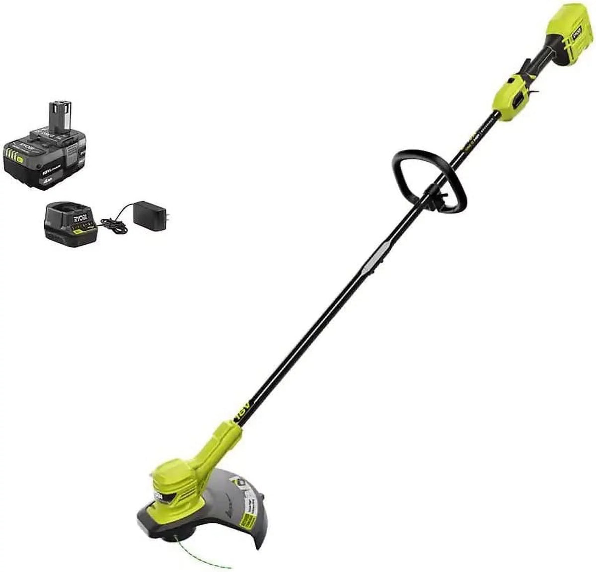 18V Cordless Battery String Trimmer with 4.0 Ah Battery and Charger H5412
