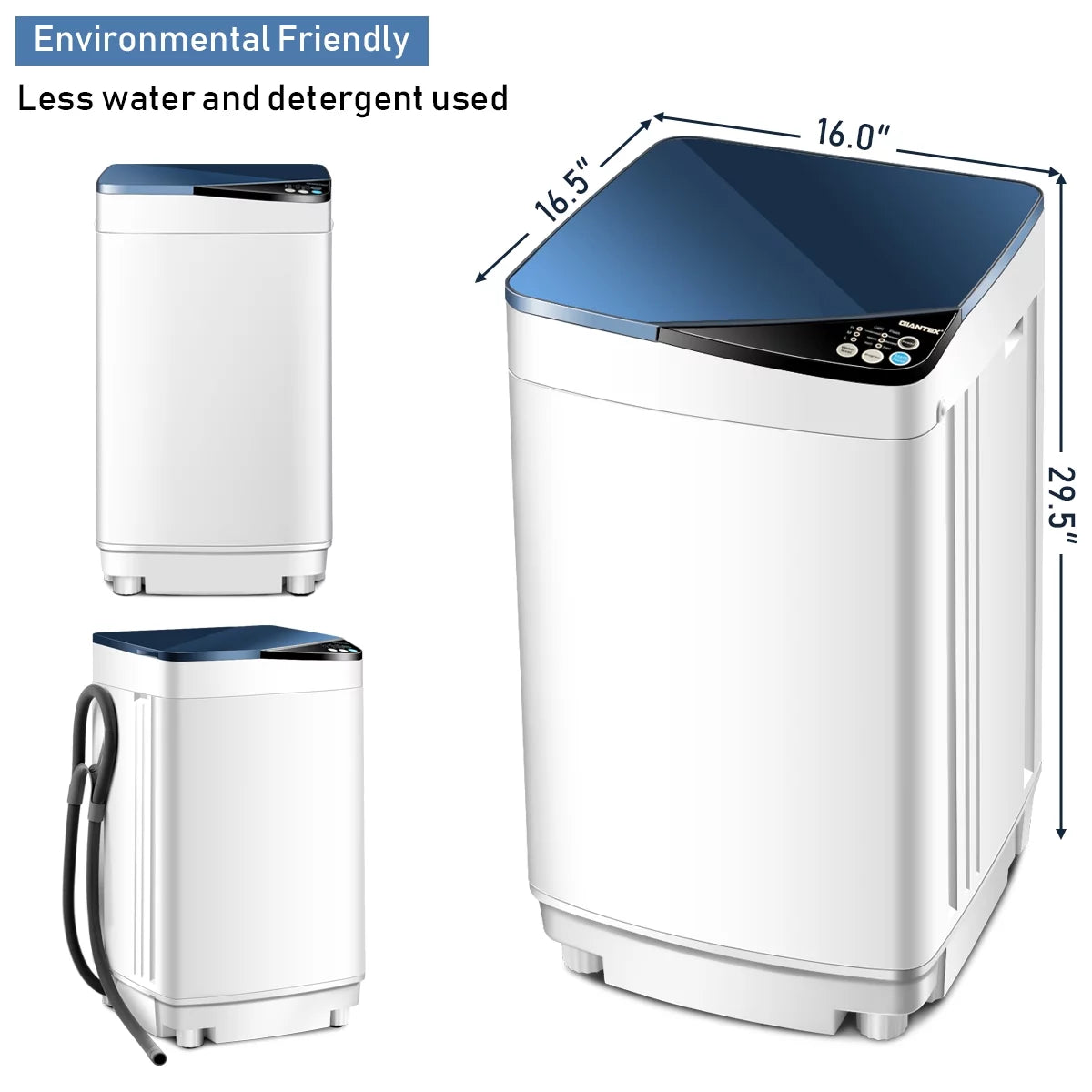 7.7 lbs Full-Automatic Washing Machine V81051