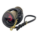 6 FT Braided Leather Dog Leash U40397