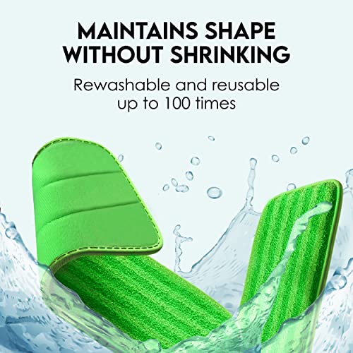 Microfiber Mop Pads 4 Pack Reusable Washable Cloth Mop Head 18 Inch B626783