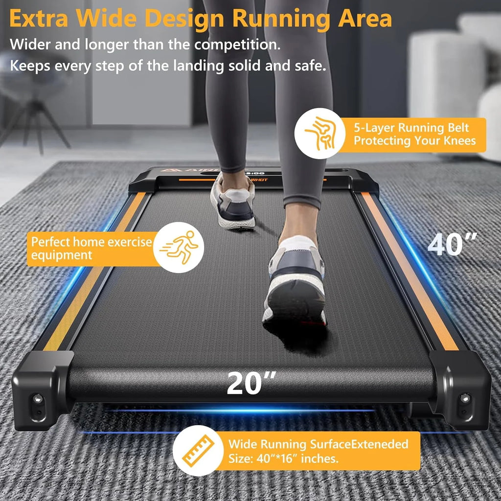Under Desk Treadmill 2 in 1 Black T594519