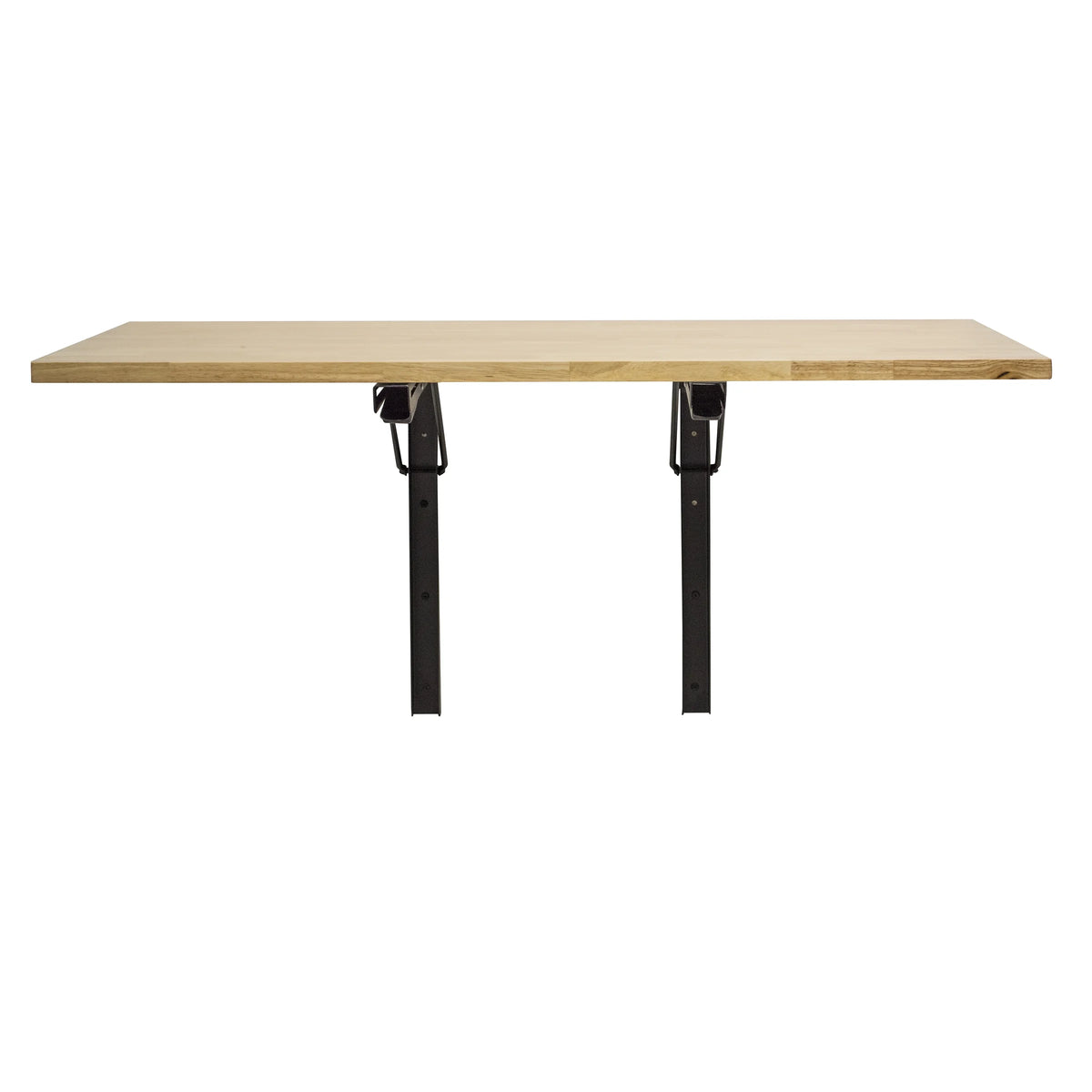 Wall Mounted Folding Steel Hardwood Workbench W789