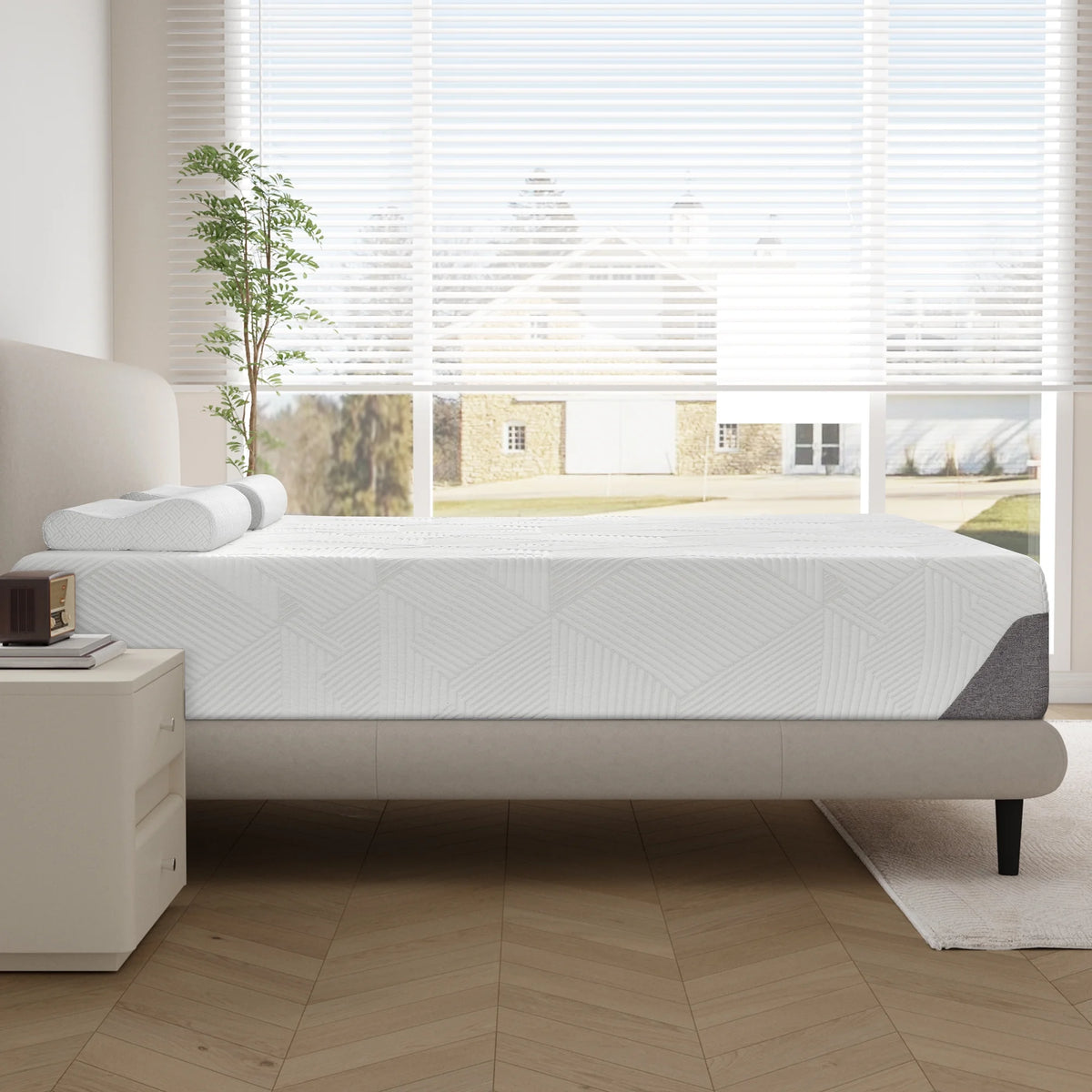 King Size Medium Firm Memory Foam Mattress O100030