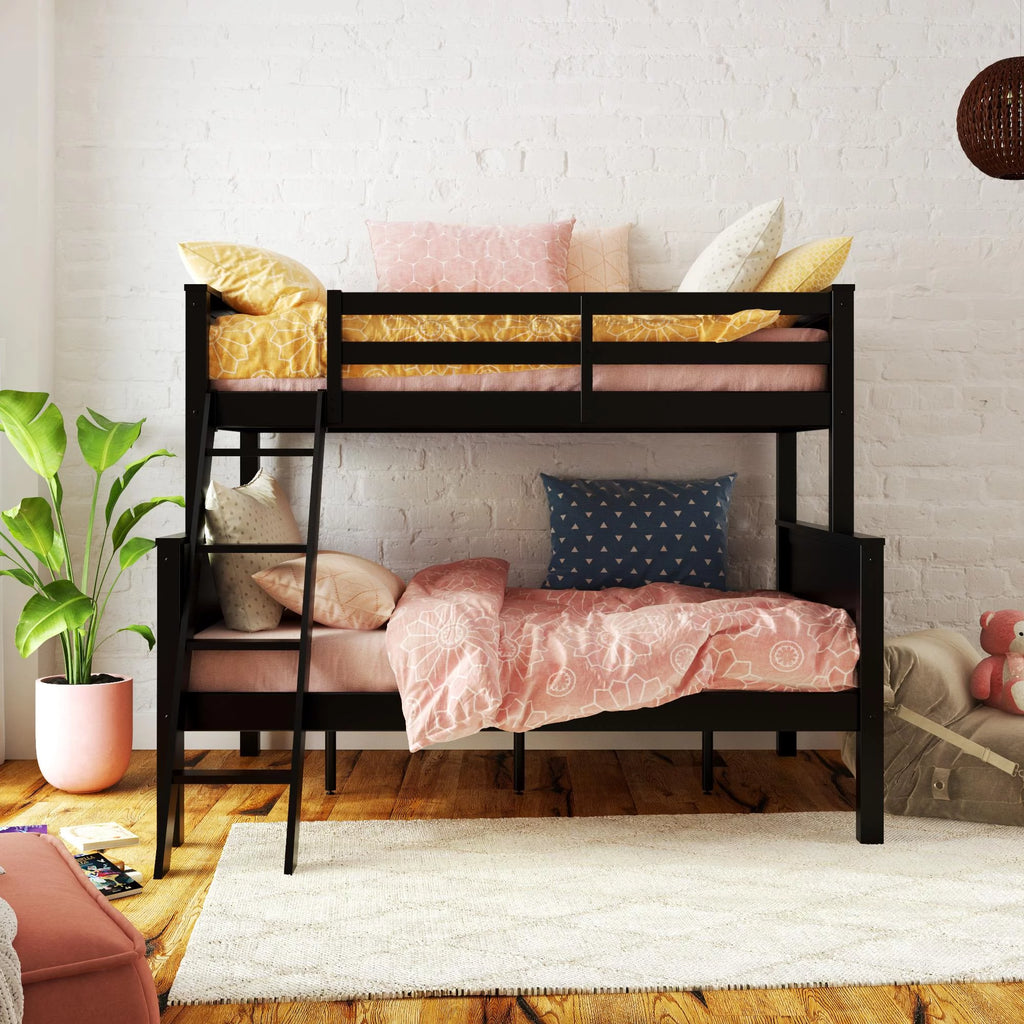 Twin-Over-Full Wood Bunk Bed J13390