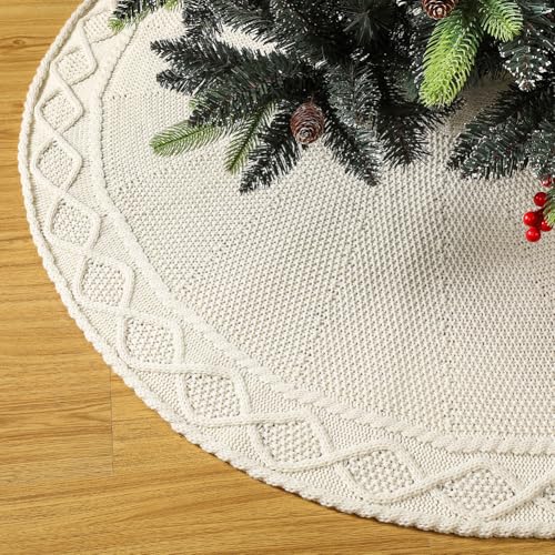 Knit Christmas Tree Skirt P35944