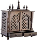 Wooden Pooja Mandir Cabinet Temple P15507