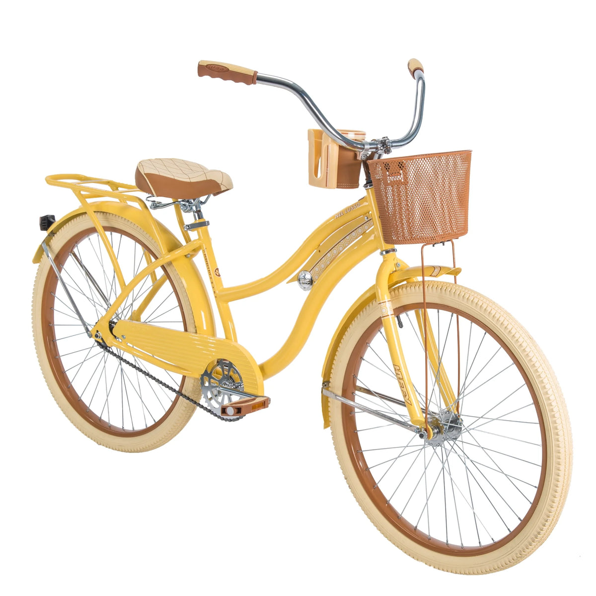 Yellow 26 Inch Cruiser Bike K219986