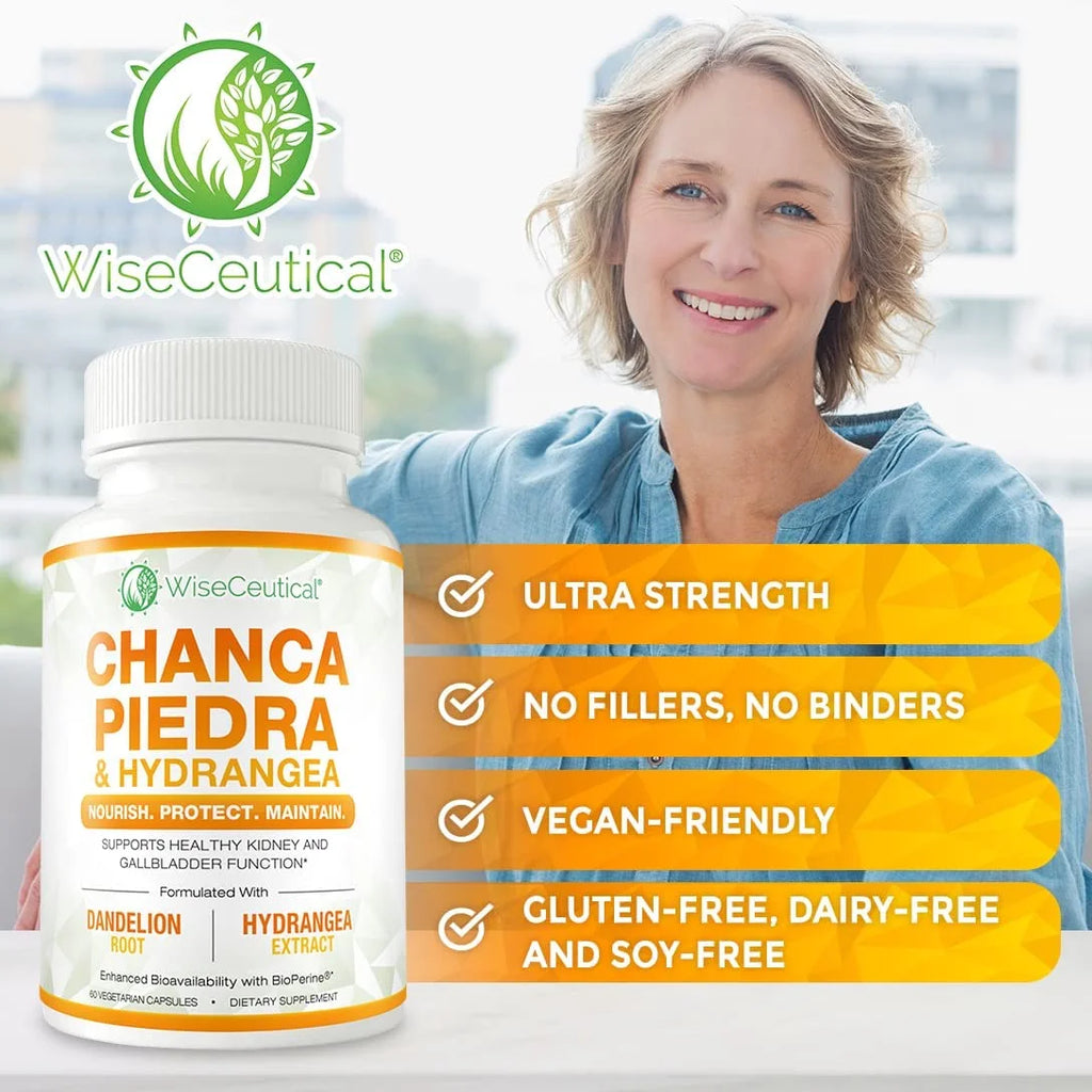 Chanca Piedra Hydrangea & Dandelion Root 60 Veggie Capsules H973850