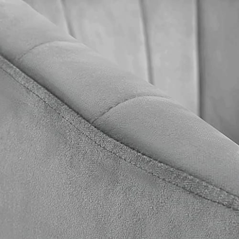 Sherpa Accent Chair with Gold Metal Legs N456