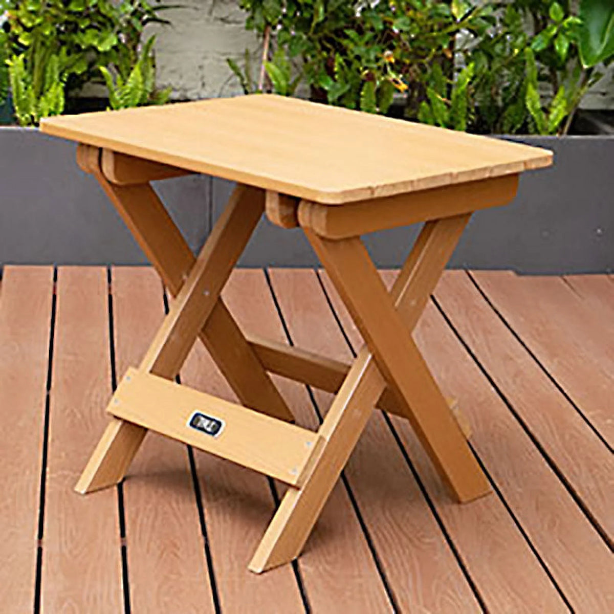 Brown Portable Folding Side Table A74638
